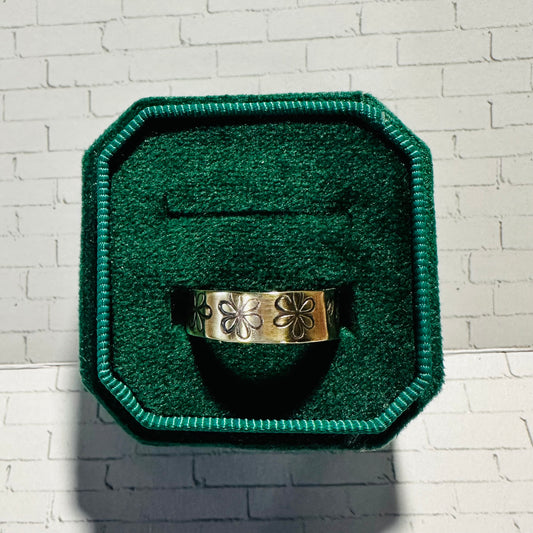 Custom Stamped Brass Ring